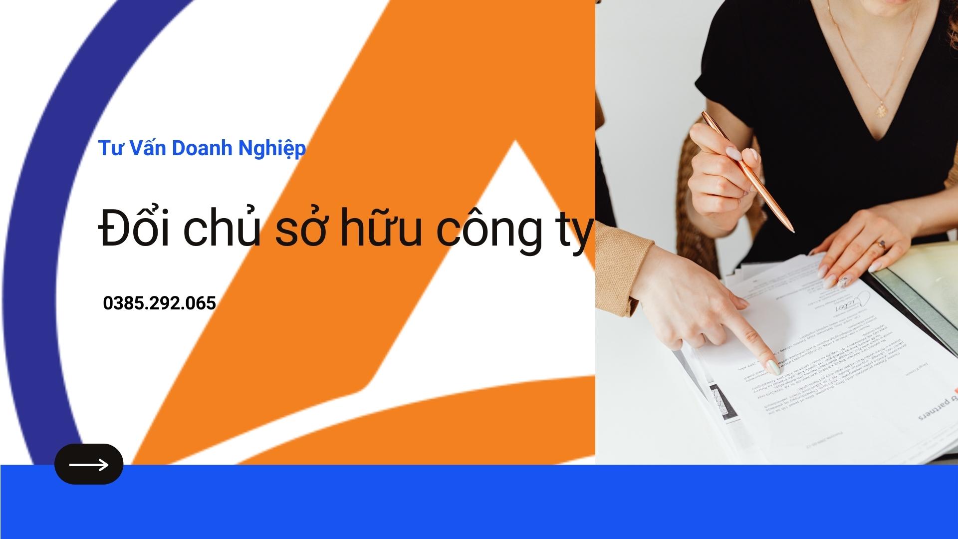 thay đổi chủ sở hữu công ty